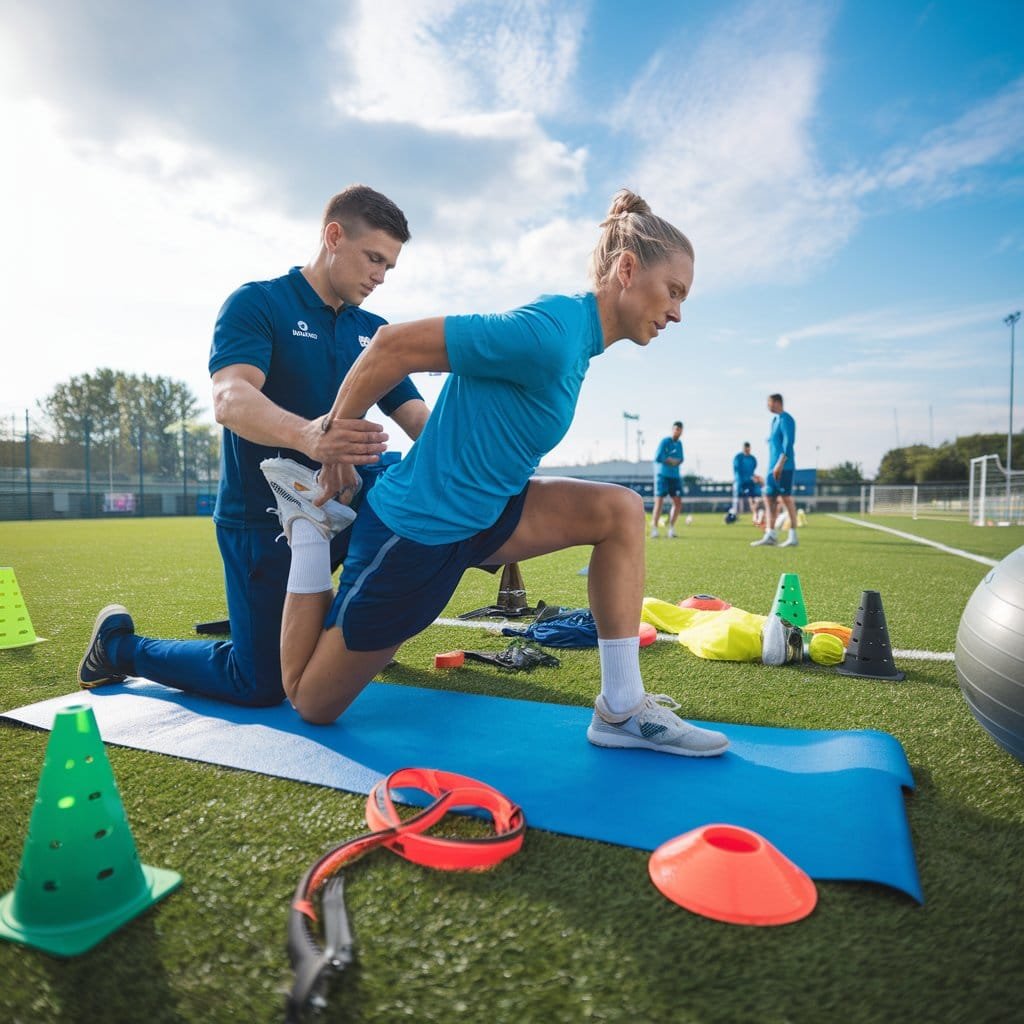 A dynamic Sports Physiotherapy Session.